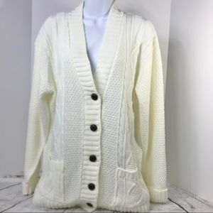 NEW Impulse Vneck Cardigan Sz XXL White